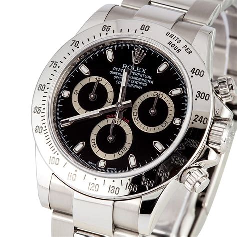 daytona rolex black face price|rolex 116520 price.